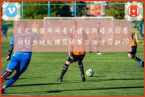亚足联宣布海港外援古斯塔沃因暴力行为被红牌罚停赛三场并罚款2000美元